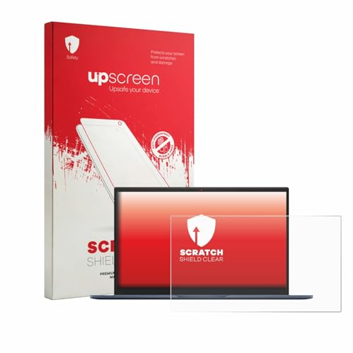 upscreen Schutzfolie für ASUS Vivobook 15 F1504 – Made in Germany, Kristall-klar, Kratzschutz, Anti-Fingerprint