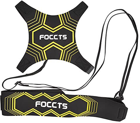 FOCCTS 1Stück StarKick Trainer Fußball Kick Trainer Gummiband für Fußballtraining Fußball Kick Trainer Solo Fußball Trainer mit Neopren Gürtel für Kinder