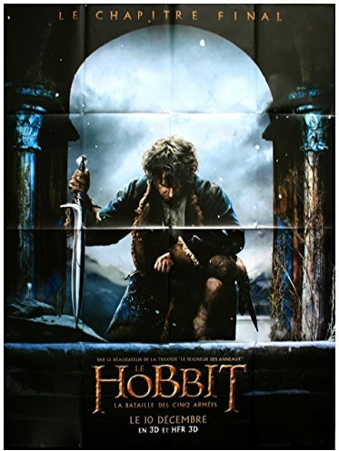 The Hobbit Filmplakat, Original, groß, 160 x 120 cm, gefaltet