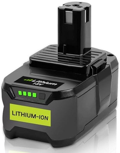 TOPBATT 18v 5,5ah batería de reemplazo para ryobi RB18L50 RB18L40 RB18L25 RB18L15 RB18L13 P108 P107 P122 P104 P105 P102 P103