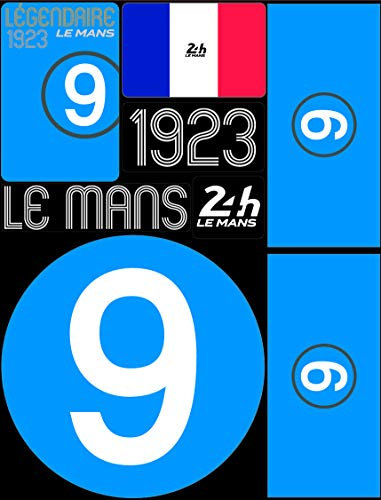 24H Le Mans Legende – Packung mit 5 Bögen mit wiederverwendbaren Aufklebern – 1923