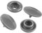 50 Druckknöpfe rund Snaps Druckknopf Snap Button Knöpfe Farb- Größenwahl, Größe:12mm, Farbe:grau