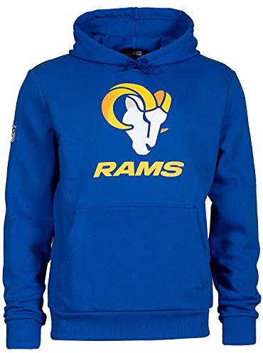 New Era - NFL Los Angeles Rams Team Logo and Name Hoodie - Rams Blau Farbe Rams Blau, Größe 4XL