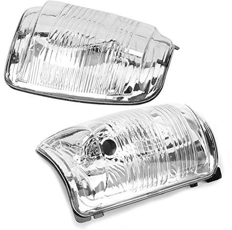 Longzhuo Spiegel Blinkerglas Abdeckung Außen Rückspiegel Tür Außenspiegel Blinkerglas Klar Passend für Ford Transit MK8 2014+(Links)