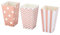 Popcorn Container, Large Capacity Occupy Little Space Popcorn Cups Paper for Young People for Graduation Anniversary for Kids for Shower(Rose gold)