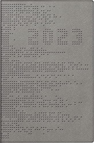 rido/idé Wochenkalender „Pixel“ Modell partner/Industrie I 2023 Blattgröße 7,2 x 11,2 cm grau