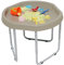 KUB Original Hexacle Tuff-Matsch-Tisch: Tablett mit Ständer Sandtaupe – Sensotik-Kinderspielzeug für draußen – Wasser und Sand Kindertisch – mit oder ohne Ständer