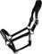 Horses, Halfter aus Leder Clincher Catania Schwarz COB, Komfortables Halfter zum Führen des Pferdes an der Hand oder zum Sichern beim Putzen, Satteln oder Transportieren