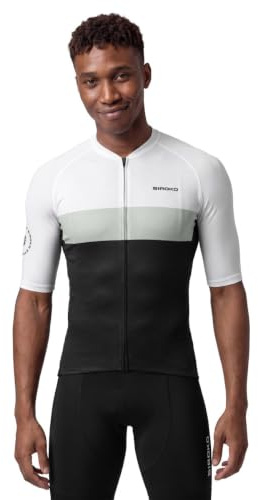 SIROKO - Sommer-Radtrikot M3 Podium - XXL - Schwarz/Weiß