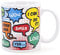 Quid Comic Mug Cerámico 33cl Loza Apto Microondas