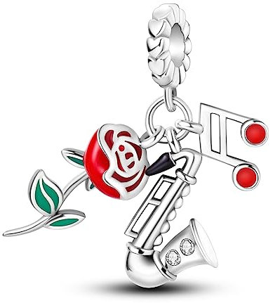 Hapour 925 Sterling Silber Charms für Charme Armbänder Halskette Europäischen Schmuck Anhänger Perlen Charme Geburtstag Armband Charms für Frauen Mutter