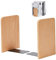 Serre-Livres pour Étagères, 1 Paires Serre Livres en Bois, Serre-Livres Porte-Livres, Serre-Livres Antidérapant, Serre-Livres Robustes, pour Maison, l'École, Bibliothèque (Bois de Hêtre)