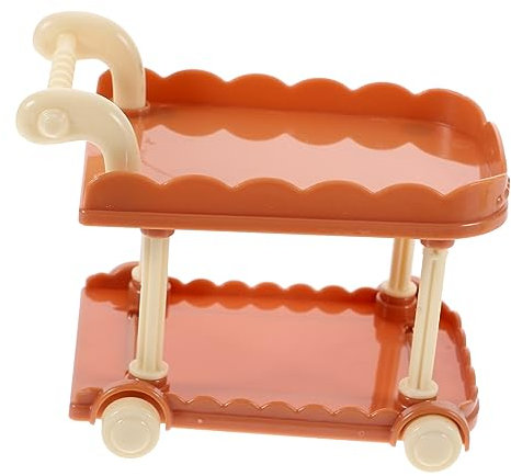 ibasenice Chariot Miniature De Cuisine pour Maison De Poupées Accessoire De Décoration pour Modèles De Maison Jouet De Jeu De Rôle pour Et Ornements De Bureau