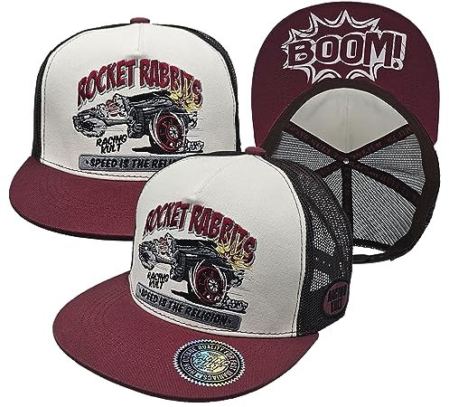 RACING KULT Rocket Rabbits Snapback Cap mit Stick Unisex