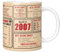 Mug Monster - 18th Birthday Gift for Boys and Girls - Back in 2007 in This Year Mug, Present for 18th Anniversary, 11oz White Mug
