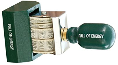 EXCEART Planerstempel Tragbarer Datumsstempel Bezahlter Stempel Datum Holzmaterial Feine Verarbeitung Für Das Handwerk