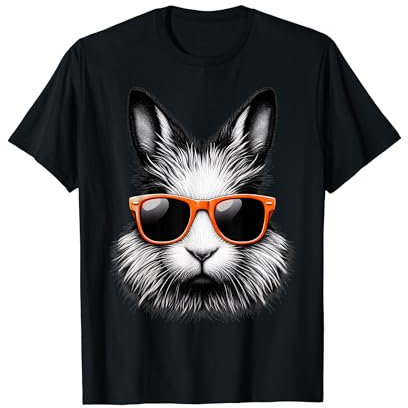Cooles Osterhase trägt Sonnenbrille Grafikkunst T-Shirt