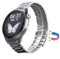 Triblanc 22mm Metall Armband Magnetverschluss Edelstahl Schnellspanner Uhrenarmband Geeignet für Damen Herren (Silber)