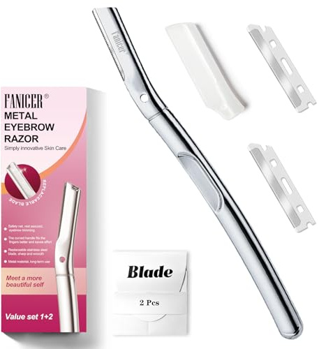 Dermaplaning-Klingen für Gesicht, Augenbrauenformung, sanfte Haarentfernung und Peeling, Gesichts-Dermaplaning-Werkzeug entfernt abgestorbene Hautoberflächen und Gesichtshaare, entworfen für Frauen