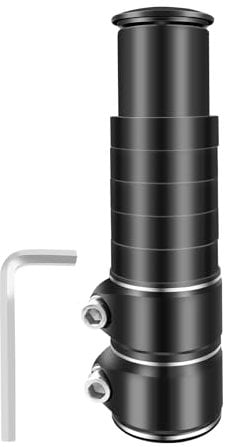 SyiXute 1 Pcs Bike Stem Riser,Bike Fork Stem Riser Bicycle,Aluminum Alloy Bicycle Handlebar Raiser Adapter,Adjustable Bicycle Stem with Hexagonal Wrench for MTB Road Bike 28.6 mm