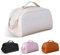 Fyriswho Trousses à Maquillage Femme,Trousse de Maquillage Femme, Trousse de Toilette de Voyage Imperméable PU Trousse,Trousse de Toilette Portable avec de Nombreux Compartiments (Blanc)
