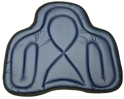 Fenteer Westernsattelunterlage, Sattelunterlage Westernsattel Sitzkissen Stoßdämpfende Pferdesattelunterlage mit Befestigungsgurt, Blau