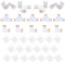 LED Strip Verbinder 4 Polig, Lötfreier LED Licht Anschluss L Form LED Leuchten Verlängerung T Form Lötfreie LED Adapter Verbinder für 8mm Weite 3535 RGB LED Strips, Led Verbinder 4 Polig