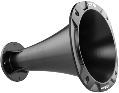 Générique KIT Set pour DS18 PRO-HA202/BK 1 pavillon carré en Aluminium de 23 x 23 cm avec Un diamètre de Gorge de 2, Pas de 10,2 cm, pour Driver Tweeter, 1 pièce