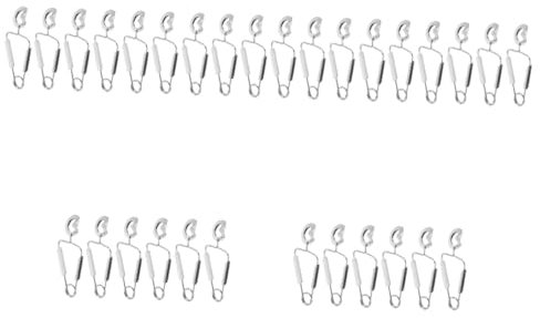 PRETYZOOM 5 Juegos Clip De Comida De Caracola Cocinando Tornero Wok Ostras Portátil Pinza De Plato De Caracol Pinzas Para Pescar Mariscos Pinzas De Cubo Acero Inoxidable Silver 6 Piezas * 5