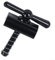 HpLive Bicycle C-Buckle Hinge Clamp for Brompton Folding Bike, Aluminium Lever Clip Frame Connector (Black)