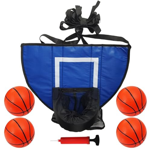 Basketball -Hoop für Trampolin, gebogener Trampolin -Hoop Weicher
