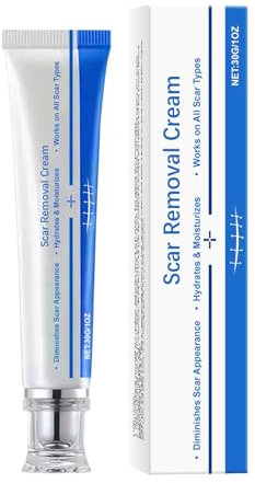 Gel per Cicatrici | Crema per Smagliature,30g Gel Delicato per Ferite Ustioni Cheloidi Post-operatorie Cesareo su Viso Corpo Collo Mani Pancia Cicatrici Vecchie e Nuove