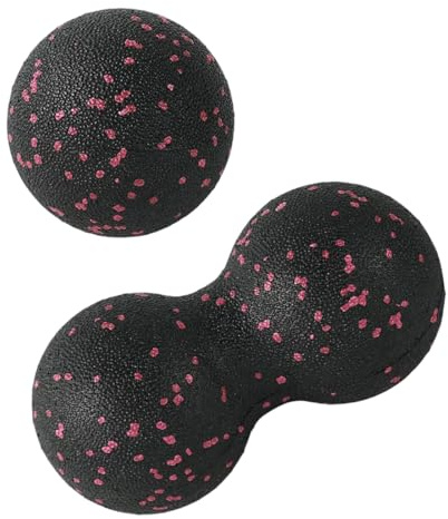 WEGLOK Palline Massaggio, 2 pezzi, Massaggio dei Punti Trigger, Palla Massaggiante gli Sport, alleviare lo stress, Lacrosse Ball Palla Massaggio, per Schiena, Piedi