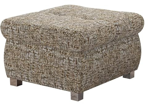 Mirjan24 Polsterhocker Sitzbank Orkan klein Hocker Sitzhocker Modern Pouf Fußbank Sitzmöbel 60x60 (Bella 10)