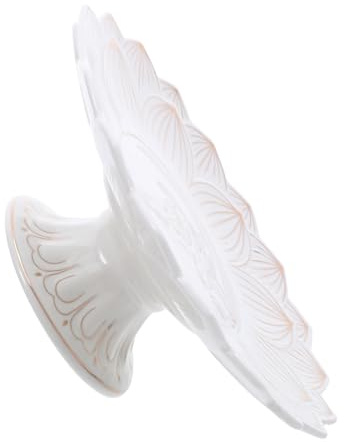 MAGICLULU Piatto di Offerta Ceramico Bianco da 6 Pollici per Cerimonie e Meditazione Superficie Liscia e Design Minimalista Elegante