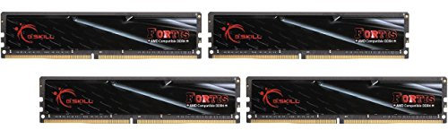 G. Skill Fortis Series – PC Memory 32GB (4x 8GB) DDR4 2400MHz Quad Channel Kit 4 GB RAM – CL16 DDR4 pc4-19200 – f4-2400 °C15q-32gft (10 Year Guarantee from G. Skill)