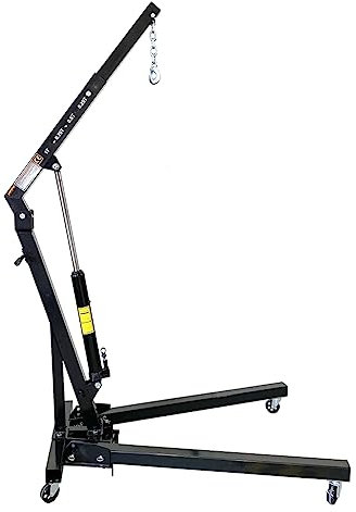 Grue d’atelier Chèvre pour garage 700 kg pour levage de moteur, pliable ZX0601K
