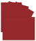 50 Einzel-Karten DIN A6-10,5 x 14,8 cm - 240 g/m² - Dunkel-Rot - Tonkarton - Bastelpapier - Bastelkarton- Bastel-karten - blanko Postkarten