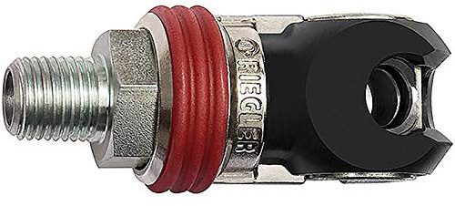 RIEGLER 141657-424.11-SCH Schwenk-Sicherheitskupplung NW 7,2, EURO 7,2, Stahl, G 1/4 AG, 1Stk