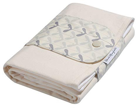 Windelmanufaktur Wickelunterlage aus Stoff, wasserdichte, waschbare, wiederverwendbare Wickelauflage - Made in Germany (Ahorn)