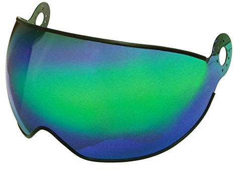 FK Visors Visiera compatibile con caschi MOMODESIGN® vecchio modello antigraffio 1,5mm, specchiata verde - old model ECE 22-05