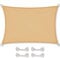 CelinaSun Sonnensegel wasserdicht inkl Befestigungsseile Basic Rechteck 2 x 3 m sandbeige Sonnenschutz wasserabweisend