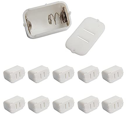 Acxico 10Pcs AG13 LR44 Toy Battery Storage Box Button Case Holder Organizer Supplies