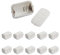 Acxico 10Pcs AG13 LR44 Toy Battery Storage Box Button Case Holder Organizer Supplies