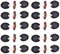 CENPEK 10 Paar Leder-Horn-Knebelknöpfe, Mantel-Knebelverschluss, Näh-Holzknöpfe, handgefertigt, für Mäntel, Jacken, Windjacken, Pullover, DIY-Dekoration – Braun