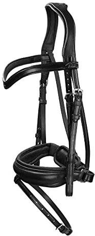 Dy'on Trense DRC Matte Medium Crank Noseband - Cob/VB - Schwarz