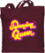 Baumwolltasche - Vintage Retro - Dancing Queen - Tänzerin Geschenk Tanzliebhaber - Unisize - Bordeauxrot - beuteltasche jute tote bag stoffbeutel leinentasche bags stofftasche henkel einkaufstasche