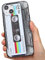 Tonvizern Schutzhülle für iPhone 13 Mini, 5.4 Zoll (13.7 cm) 2021, weiche TPU-Handyhülle, Musik, klassische Kassette, Retro-Stil, stoßfest, Schutzhülle (weiß)