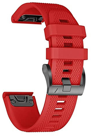 AEMALL 22 26 MM Cinturino Per Garmin Fenix 7X 7 5 5X 3HR 6X 6 Pro 935 Smart Watch Sgancio Rapido Silicone Easyfit Cinturino Da Polso Correa, 26mm Fenix 3 3HR, agata