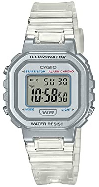 Casio Orologio Digitale al Quarzo Unisex-Adulto con Cinturino in Resina LA-20WHS-7A